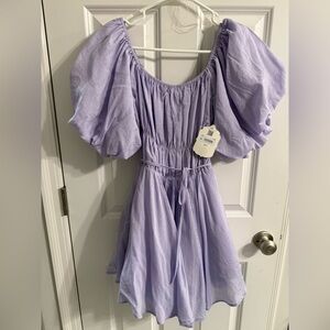 Altr’d State Purple Mini Dress NWT Size S